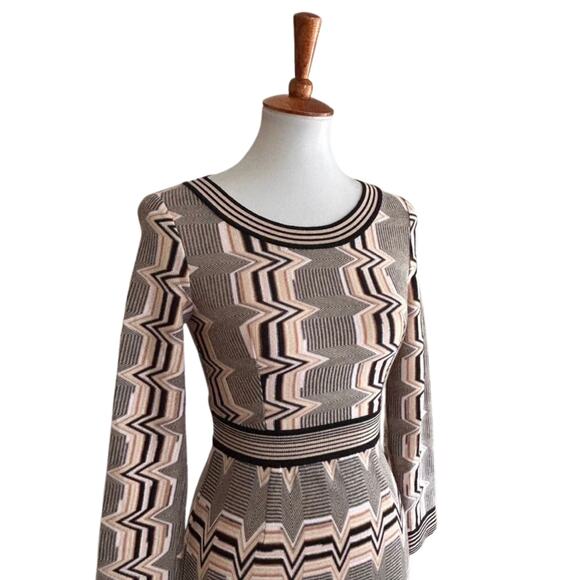 Missoni Chevron Knit Dress – Fall 2017 – 3/4 Sleeve – IT 38 - Picture 2 of 8